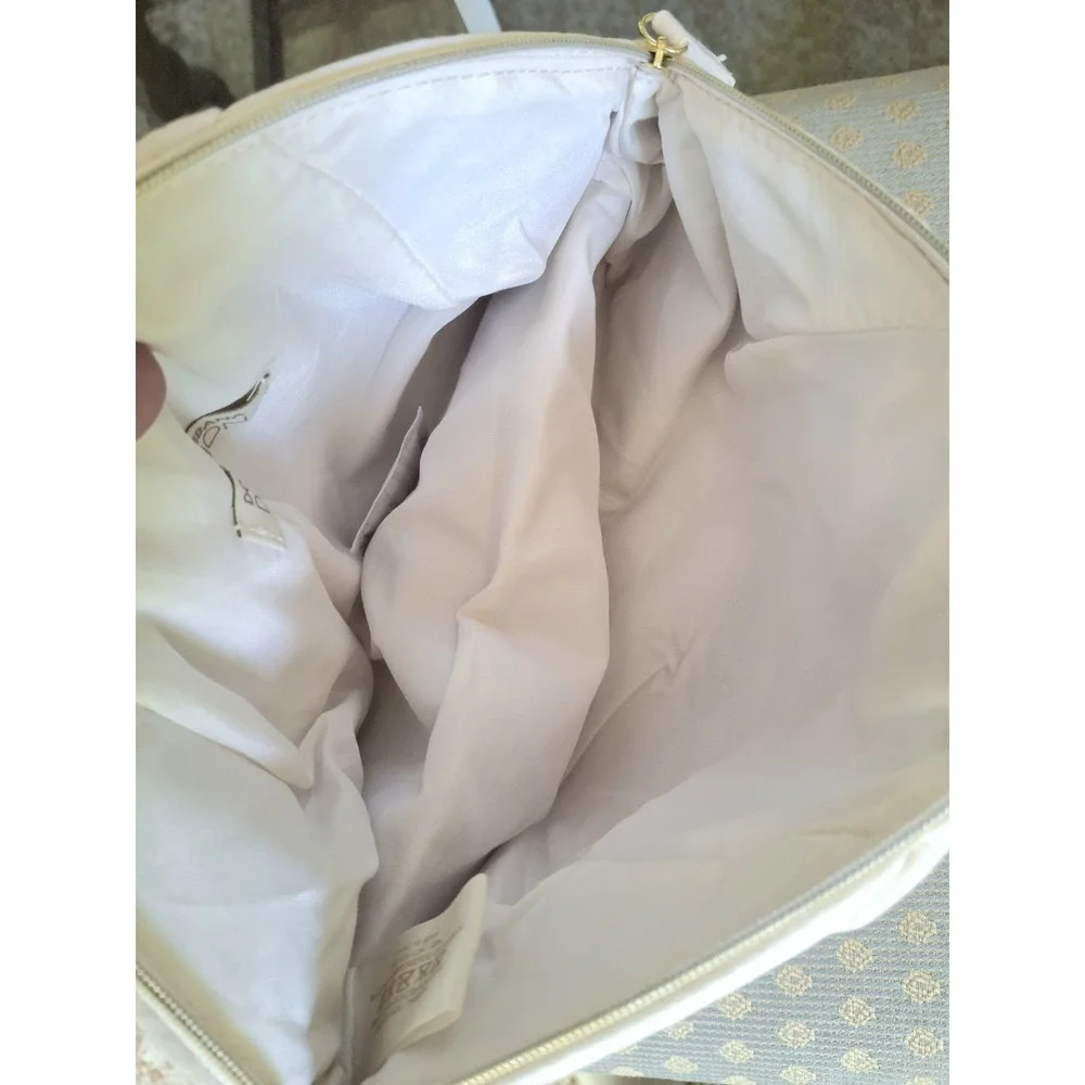 Dolce & Gabbana Ivory Cream Devotion Sacred Heart Cosmetic Bag / Clutch